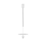 Népszerű NovaLuce EDEM függeszték fém, fehér, LED, 8W, 3000K, 590 Lm - NL-9870044