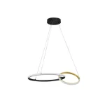 NovaLuce IMAR függeszték fém, műanyag, fekete, arany, LED, 36W, 3200K, 1620 Lm - NL-9001108 Azonnal elérhető