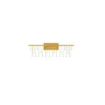 Vásárlói kedvenc NovaLuce STELLAR fali lámpa fém, arany, LED Triac, 11W, 3000K, 807 Lm - NL-9186966