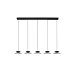 NovaLuce MORFI függeszték fém, akrill, fekete, arany, LED Triac, 24W, 3000K, 800 Lm - NL-9416952 Akció