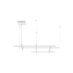 Szuper ajánlat NovaLuce PACE függeszték fém, akrill, fehér, LED, 83W, 3000K, 4847 Lm - NL-9002055