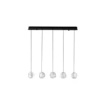NovaLuce ILFOS függeszték fém, akrill, fekete, króm, áttetsző, LED Triac, 25W, 3000K, 1341 Lm - NL-9511013 Nézd meg most