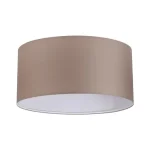 Utolsó esély Ideallux SET UP PARALUME CILINDRO D90 TORTORA búra szövet, szürke - 345932
