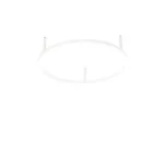 Újdonság Ideallux ORACLE SLIM PL D050 ROUND ON-OFF WH mennyezeti lámpa fém, műanyag, fehér, opál, LED, 29W, 2850lm, 2700K - 341897