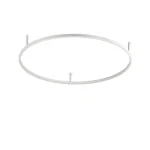 Prémium Ideallux ORACLE SLIM PL D090 ROUND ON-OFF WH mennyezeti lámpa fém, műanyag, fehér, opál, LED, 53W, 5150lm, 2700K - 341972