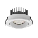 Vásárlói kedvenc Maxlight CYKLOP beépíthető szpot fém, akril, fehér, áttetsző, LED, 12W, 900lm, 4000K, IP65 - H0094-4000K