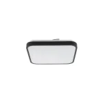 Nowodvorski AGNES SQUARE fürdőszobai mennyezet lámpa fém, műanyag, fekete, fehér, LED, 16W, 3000K, 1200Lm, IP44 - 10983 Akció