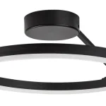 Rabalux ISAURE mennyezet lámpa fém, akril, fekete, fehér, LED, 24W, 1600lm, 3000K-4000K-6500K - 71302 Kiárusítás
