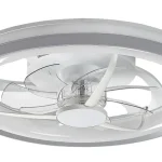 Rabalux FANRICIUS mennyezeti ventilátoros lámpa műanyag, ezüst, fehér, LED, 40W, 2200lm, 3000K-4000K-6000K - 71335 Akciós ár