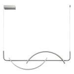 Rabalux JARNELLE függeszték fém, műanyag, króm, fehér, LED, 35W, 2450lm, 3000K - 72233 Prémium