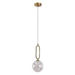 Rabalux ROSEHIP függeszték fém, üveg, pezsgő, áttetsző, G9 - 72303 Olcsóbb