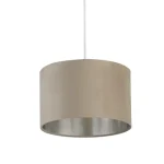 Searchlight DRUM bura fém, bársony, taupe, E14, E27 - 21027TA Azonnal elérhető