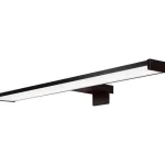 Searchlight KOS fürdőszobai fali lámpa fém, akril, fekete, fehér, LED, 12W, 3000K, 862 Lm, IP44 - 17004-60BK Korlátozott ajánlat
