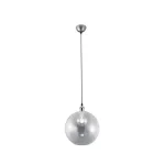 Trio DINO függeszték fém, üveg, nikkel, áttetsző, E27 - R30771007 Kedvezményes ár