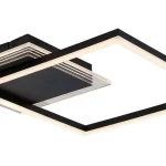 Rabalux OTTAVIA mennyezet lámpa fém, akril, fekete, fehér, LED, 24W, 3000K, 2000Lm - 71370 Prémium