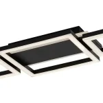 Rabalux DONYA mennyezet lámpa fém, akril, fekete, fehér, LED, 24W, 4000K, 1500Lm - 71374 Akciós ár