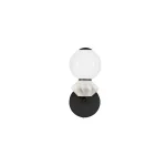 NovaLuce PALLINA fali lámpa fém, üveg, fekete, fehér, LED, 6W, 360lm, 3000K - NL-9009306 Akciós ár