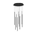 NovaLuce GRATTA függeszték fém, fekete, LED, 48W, 1920lm, 3200K - NL-9081804 Kedvezmény
