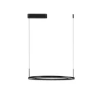 Vásárlói kedvenc NovaLuce LUNETTE függeszték fém, fekete, LED, 34W, 1453lm, 3000K - NL-9030925