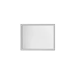 Prémium NovaLuce AMBOR tükör fém, üveg, fekete, LED, 37W, 1423lm, 3000K, IP44 - NL-9006040