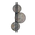 Prémium Azzardo MOONS fali lámpa fém, kő, fekete, szürke, LED, 30W, CCT - AZ-6666