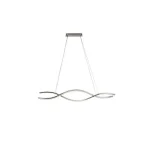 Népszerű Azzardo SPARK WAVES függeszték fém, akril, króm, LED, 97W, 3000-4000K, 10880Lm - AZ-6564