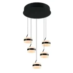 Trio DIOS függeszték fém, akril, fekete , fehér, LED, 40W, 2300-3000-4000K, 4000Lm - 331430532 Kihagyhatatlan ajánlat