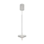 Trio KEATON függeszték fém, akril, szürke, fehér, LED, 10W, 2300-3000-4000K, 1200Lm - 340210176 Árcsökkenés