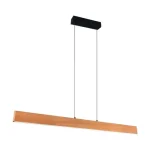 Trio EDGEWOOD függeszték fém, fa, akril, fekete, barna, LED, 35W, 2700-6000K, 4150Lm - 359719130 Végkiárusítás