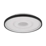 Trio NAZAR mennyezet lámpa fém, akril, fekete, fehér, LED, 20W, 3000K, 2300Lm - 633910134 Biztonságos fizetés
