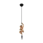 Trio FIPS függeszték műanyag, arany, E14 - R36551079 Szuper akció