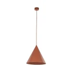 Szuper ajánlat TK Lighting CONO függeszték fém, téglaszín, E27 - TK-10065
