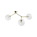 TK Lighting FAIRY mennyezet lámpa fém, üveg, arany, áttetsző, G9 - TK-10069 Szuper akció