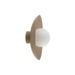 Vásárlói kedvenc TK Lighting SLATE fali lámpa fém, üveg, bézs, G9 - TK-10936
