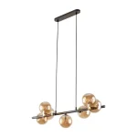 TK Lighting ESTERA függeszték fém, üveg, barna, borostyán, G9 - TK-4506 Újdonság