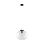 TK Lighting VIBE függeszték fém, üveg, fekete, áttetsző, E27 - TK-4817 Utolsó esély
