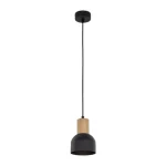 TK Lighting CAIRO függeszték fém, fa, fekete, barna, E27 - TK-4894 Nézd meg most