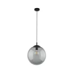 TK Lighting ESME függeszték fém, üveg, fekete, szürke, E27 - TK-5380 Olcsóbb