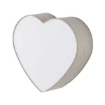 TK Lighting HEART fali lámpa fém, műanyag, szövet, bézs, E27 - TK-757 Végkiárusítás