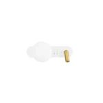 NovaLuce NOBLE fali lámpa fém, üveg, arany, fehér, LED+G9, 3W, 3000K, 182 Lm - NL-9002107 Végkiárusítás