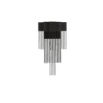 Újdonság NovaLuce REVΙΑ fali lámpa fém, fekete, szürke, LED, 8W, 3000K, 290 Lm - NL-9186998