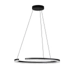 NovaLuce GREAMY függeszték fém, akril, fekete, áttetsző, LED, 30W, 3000K, 1950 Lm - NL-9030954 Vedd meg online
