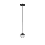 NovaLuce ALICIA függeszték fém, üveg, fekete, LED, 5W, 3000K, 315 Lm - NL-9124112 Legnépszerűbb