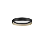 Népszerű NovaLuce LUMIA mennyezet lámpa fém, szilikon, fekete, pezsgőszín, LED, 49W, 2700-4000K, 2385 Lm - NL-9695193