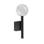 Redo BOLLA fali lámpa fém, üveg, fekete, áttetsző, LED, 12W, 1109lm, 2700K-3000K - 01-4548 Szuper akció