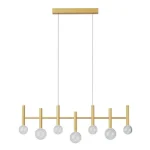 Redo BOLLA függeszték fém, üveg, arany, áttetsző, LED, 32W, 2299lm, 2700K-3000K - 01-4552 Expressz kézbesítés