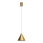 Rendeld meg most Redo KONOS függeszték fém, sárgaréz, LED, 10W, 522lm, 3000K - 01-4599