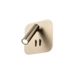 Redo QUDA fali lámpa fém, bronz, LED, 6W+3W, 301lm+115lm, 2700K - 01-4776 Olcsóbb