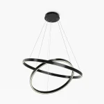 Végkiárusítás Maytoni RIM függeszték fém, műanyag, fekete, fehér, LED, 83W, CCT - MOD058PL-L74BK