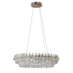 Nézd meg most AzzardoBARLETTA függeszték fém, kristály, arany, áttetsző, LED, 90W, 3000K - AZ-6900